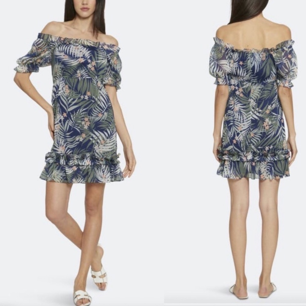 Walter Baker shay dress in tropical night size XL